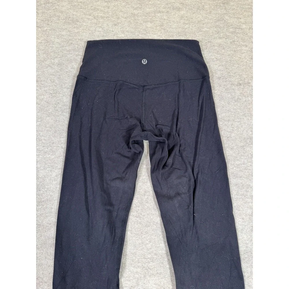 Lululemon Leggings‎ Womens 6 Black High Rise Ankle Yoga Athletic Gym Tight Pants